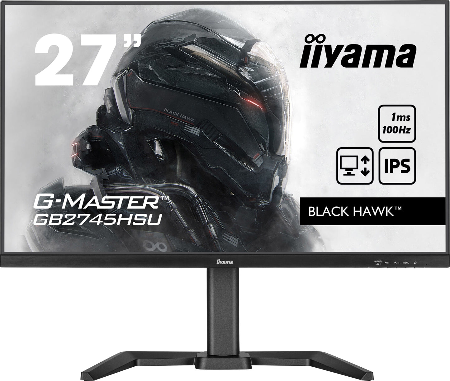 iiyama G-MASTER GB2745HSU-B2 LED display 68,6 cm (27") 1920 x 1080 pixlar Full HD Svart
