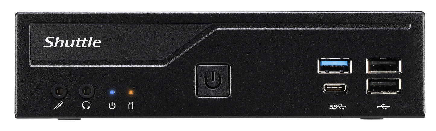 Shuttle DH610 datorhölje & moderkort 1,3L storlek PC Svart LGA 1700