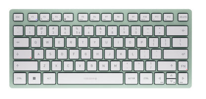 CHERRY KW 7100 MINI BT tangentbord Universal Bluetooth QWERTY Amerikanskt internationellt Mintfärgad