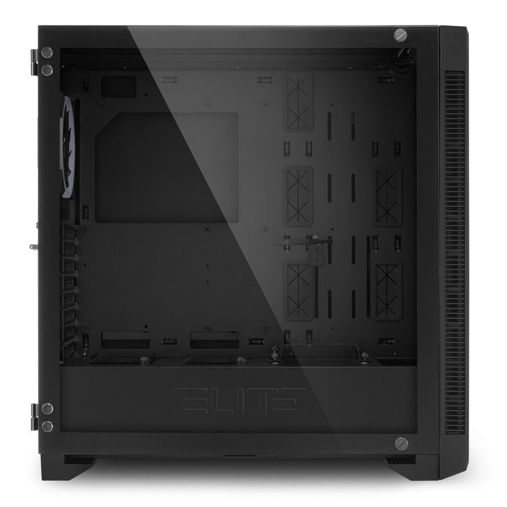 Sharkoon ELITE SHARK CA200G Midi Tower Svart