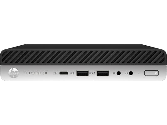 T1A HP EliteDesk 800 G5 Refurbished Intel® Core™ i5 i5-9500 8 GB DDR4-SDRAM 256 GB SSD Windows 11 Pro Mini PC Mini-PC Svart, Silver