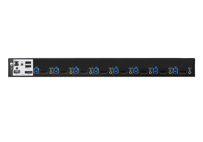 ATEN CS19208 KVM-switchar Rackmontering Svart