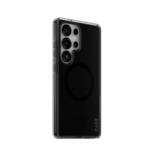 PanzerGlass CARE by ® Flagship Case Urban Combat Smokey w. Black Qi Compatible Samsung Galaxy S25 Ultra mobiltelefonfodral Omslag Svart