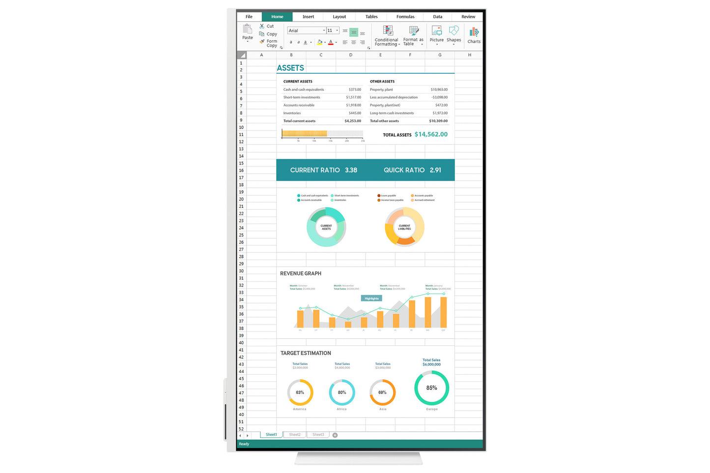 Samsung M80D platta pc-skärmar 81,3 cm (32") 3840 x 2160 pixlar 4K Ultra HD LED Vit