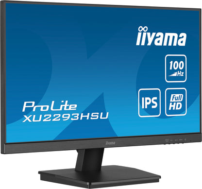 iiyama ProLite XU2293HSU-B7 platta pc-skärmar 54,6 cm (21.5") 1920 x 1080 pixlar Full HD LED Svart