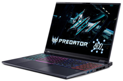 Acer Predator PHN16-73-76MC Intel Core Ultra 7 255HX Bärbar dator 40,6 cm (16") WQXGA 32 GB DDR5-SDRAM 1 TB SSD NVIDIA GeForce RTX 5060 Wi-Fi 6E (802.11ax) Windows 11 Home tyska Svart