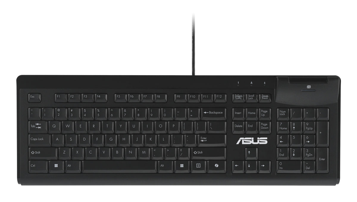 ASUS Smart Card Keyboard KU100 tangentbord Hem / Kontor USB Svart