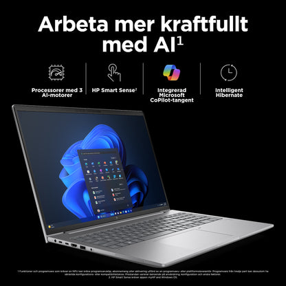 HP ZBook Power G11 Intel Core Ultra 7 155H Mobil arbetsstation 40,6 cm (16") WUXGA 32 GB DDR5-SDRAM 1 TB SSD NVIDIA RTX 2000 Ada Wi-Fi 6E (802.11ax) Windows 11 Pro AI PC, AI Workstation Grå