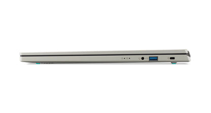 Acer Aspire AV16-51P-71VG Intel Core Ultra 7 155U Bärbar dator 40,6 cm (16") WUXGA 16 GB LPDDR5x-SDRAM 1 TB SSD Wi-Fi 6E (802.11ax) Windows 11 Home Grå