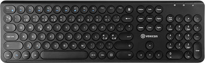 Voxicon Slim Classic 282WL tangentbord RF Trådlös QWERTY Nordic Svart