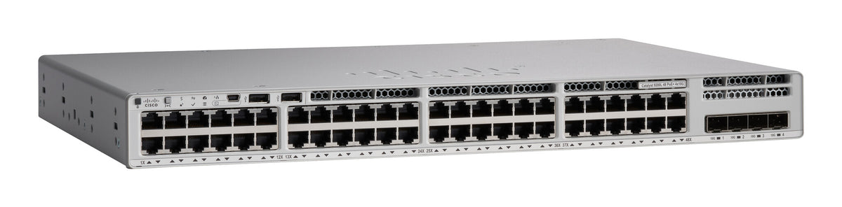 Cisco Catalyst 9200L hanterad L3 Gigabit Ethernet (10/100/1000) Strömförsörjning via Ethernet (PoE) stöd Grå