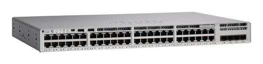 Cisco C9200L-48PXG-4X-E nätverksswitchar hanterad L2/L3 Gigabit Ethernet (10/100/1000) Strömförsörjning via Ethernet (PoE) stöd Grå