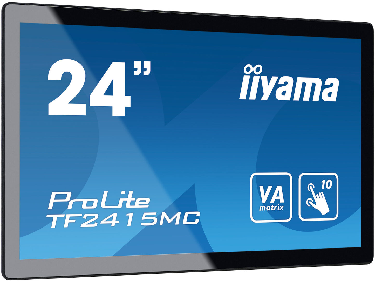 iiyama ProLite TF2415MC-B2 platta pc-skärmar 60,5 cm (23.8") 1920 x 1080 pixlar Full HD LCD Pekskärm Flera användare Svart