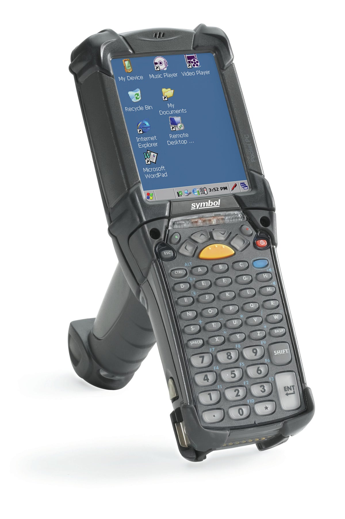 Motorola MC9200 RFID-handdatorer 9,4 cm (3.7") 640 x 480 pixlar Pekskärm 765 g Svart