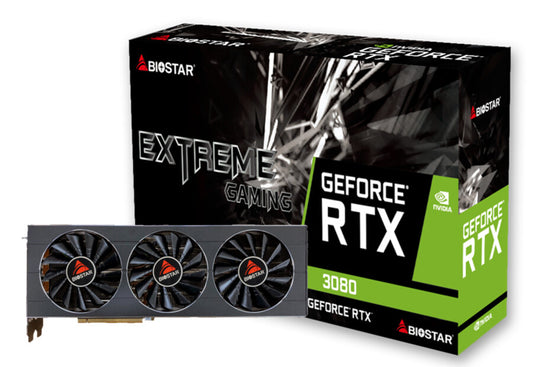 Biostar VN3806RMT3 grafikkort NVIDIA GeForce RTX 3080 10 GB GDDR6X