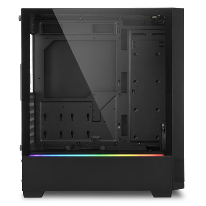 Sharkoon RGB FLOW Midi Tower Svart