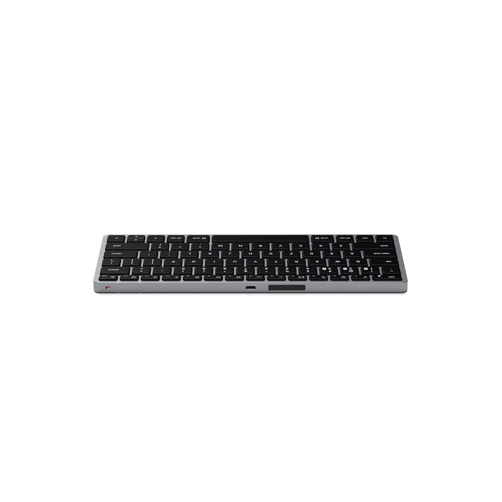 Satechi Slim X1 tangentbord Kontor Bluetooth QWERTZ schweizisk Svart, Grå