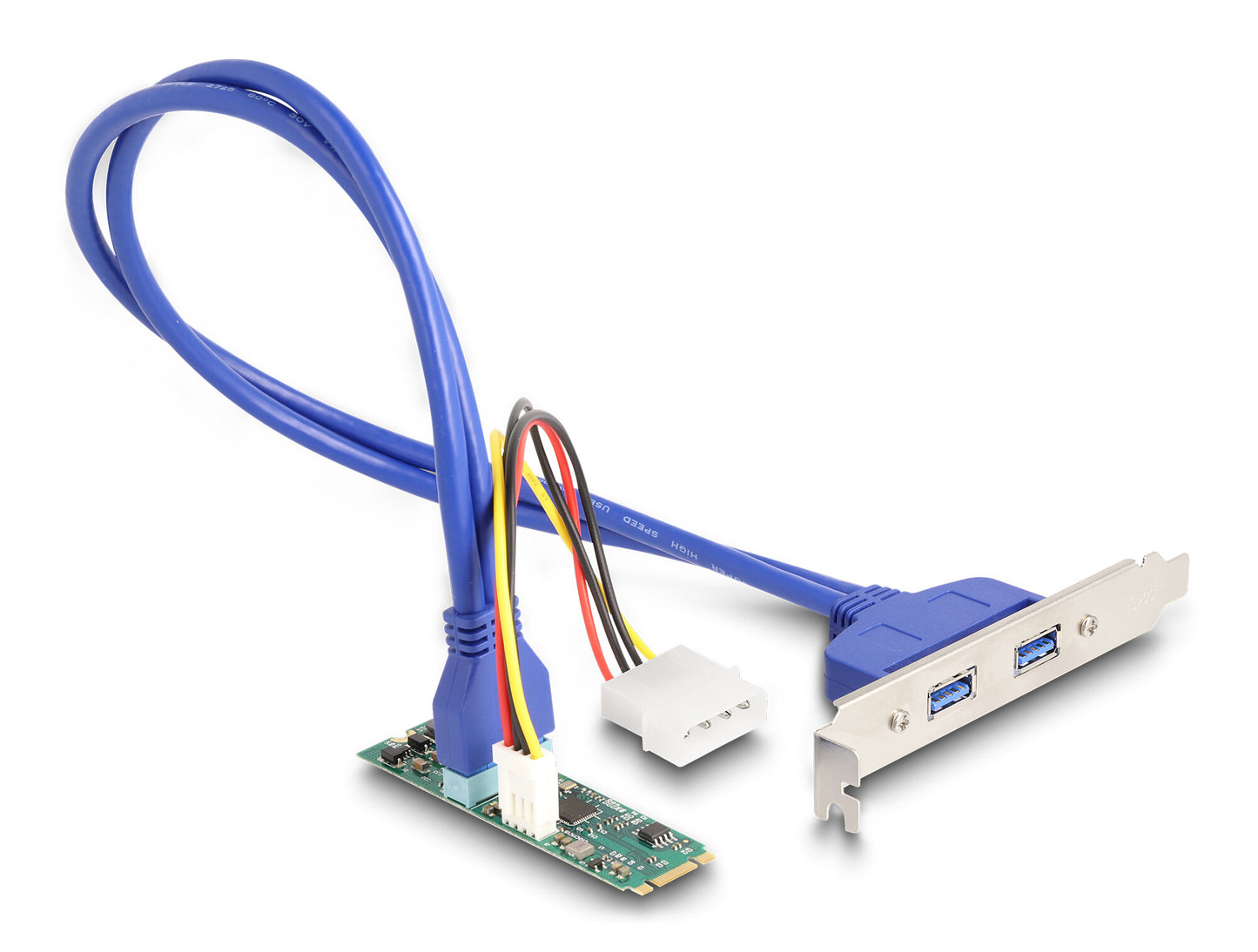 DeLOCK 61065 nätverkskort/adapters Intern USB 3.2 Gen 1 (3.1 Gen 1)