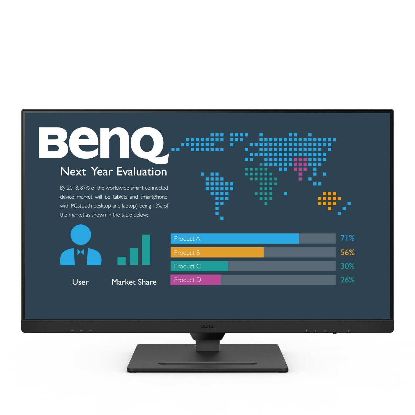 BenQ BL3290QT platta pc-skärmar 80 cm (31.5") 2560 x 1440 pixlar Quad HD LED Svart