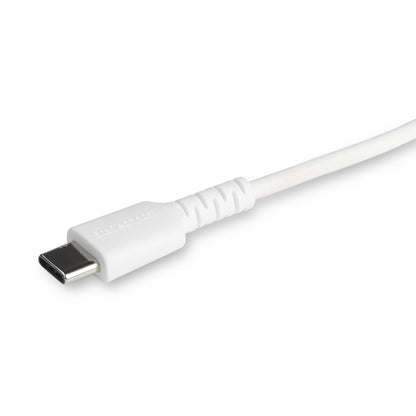 StarTech.com 2m tålig, vitt USB-C till Blixtkabel - Hård, tålig aramifiber USB typ A till Blixtladdare/synkron strömsladd - Apple MFi-certifierad iPad/iPhone 12
