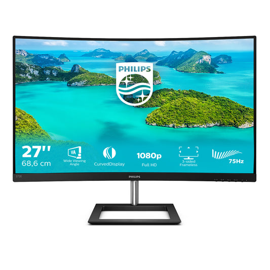 Philips E Line 272E1CA/00 LED display 68,6 cm (27") 1920 x 1080 pixlar Full HD LCD Svart