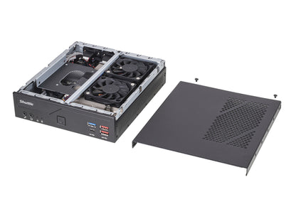 Shuttle DH670V2 datorhölje & moderkort 1,35L storlek PC Svart Intel H670 LGA 1700