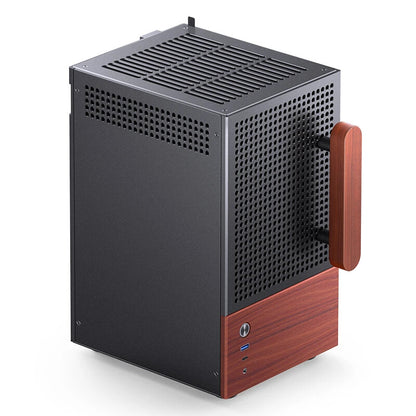Jonsbo T6 Midi Tower Svart, Trä