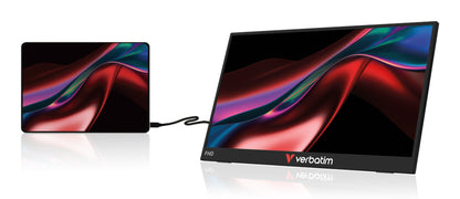 Verbatim Portable 14" FHD Touch Monitor LIGHT Bärbara monitor Svart 35,6 cm (14") LCD 1920 x 1080 pixlar