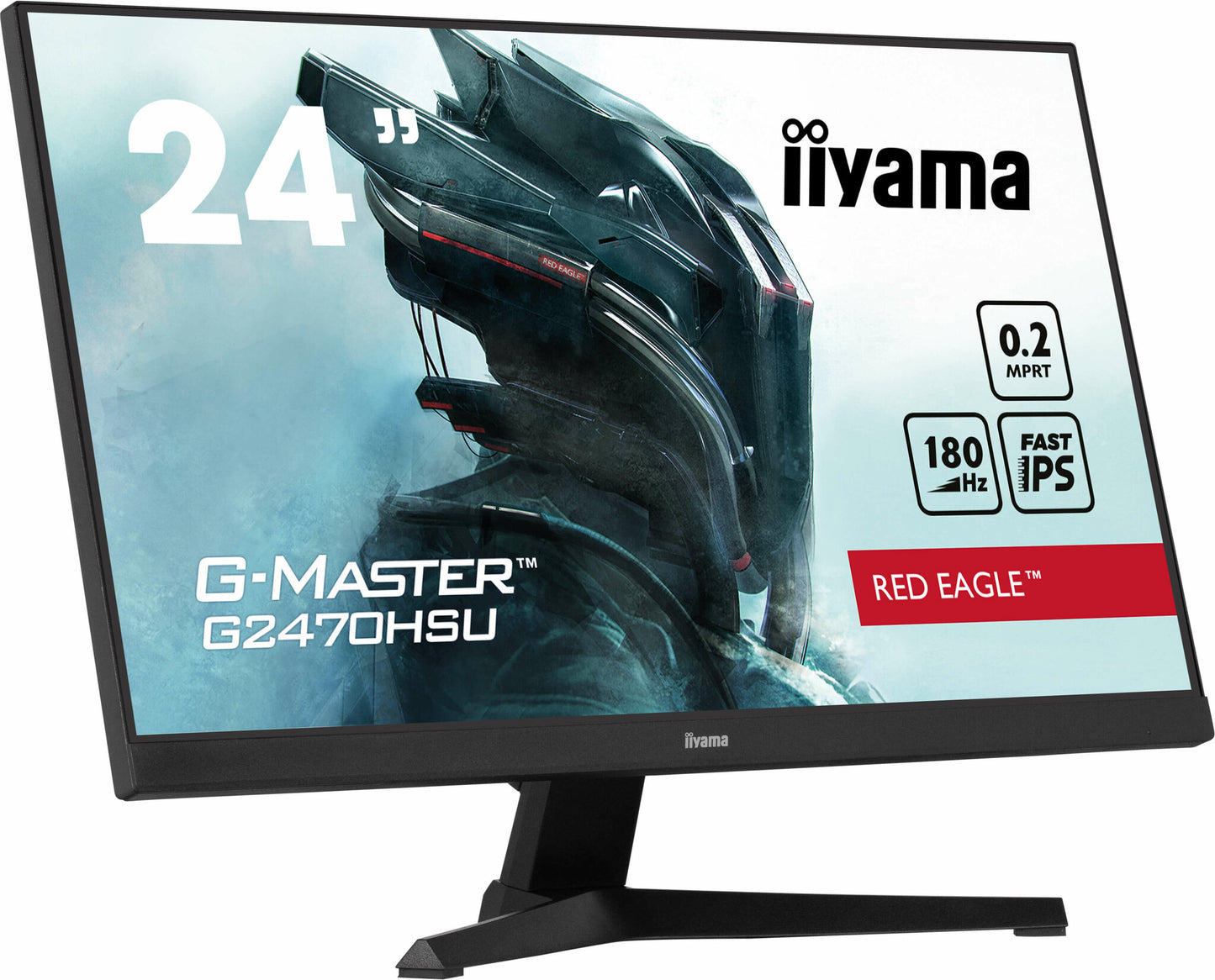 iiyama G-MASTER G2470HSU-B6 platta pc-skärmar 60,5 cm (23.8") 1920 x 1080 pixlar Full HD LCD Svart