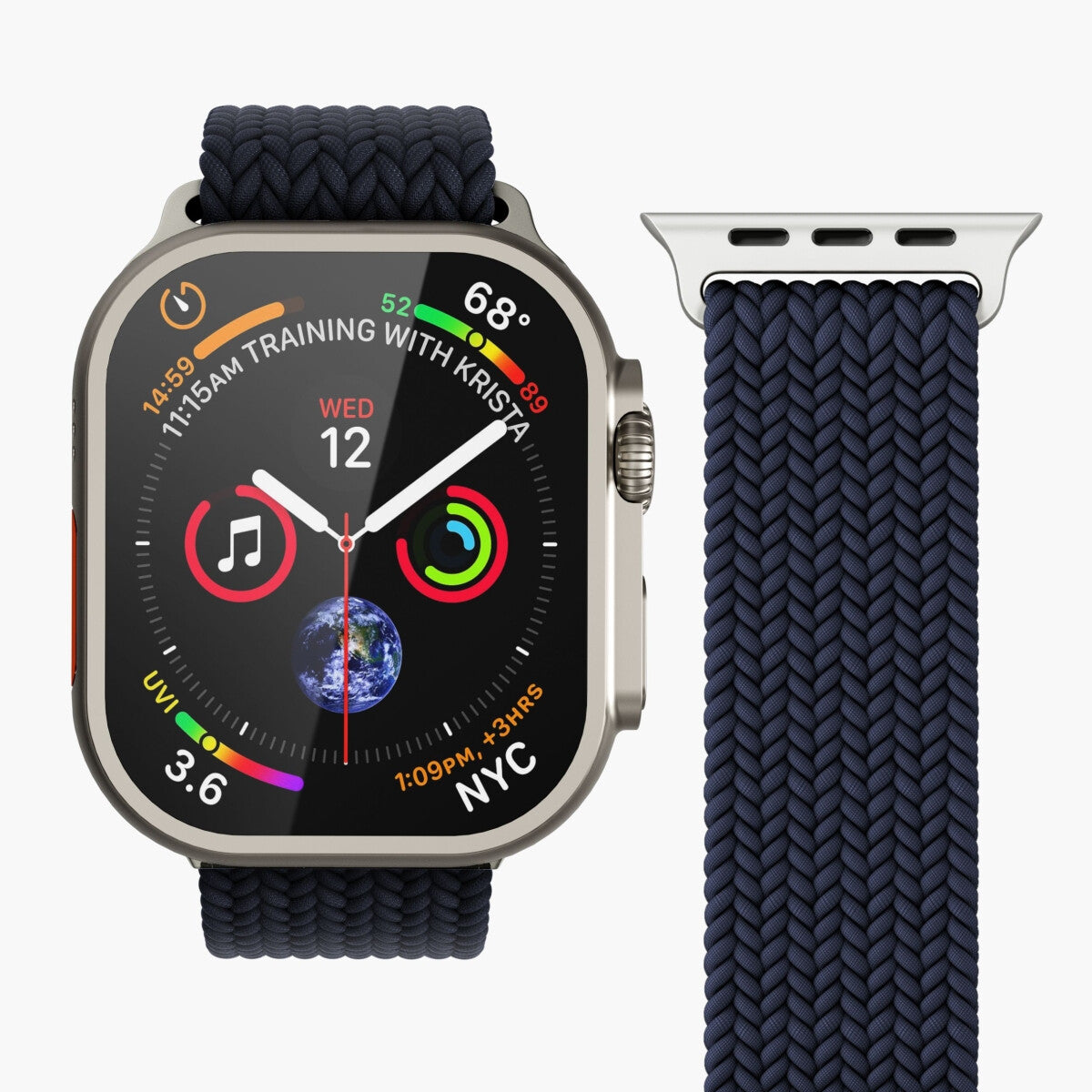 Vonmählen Woven Loop Rem Marinblå Nylon