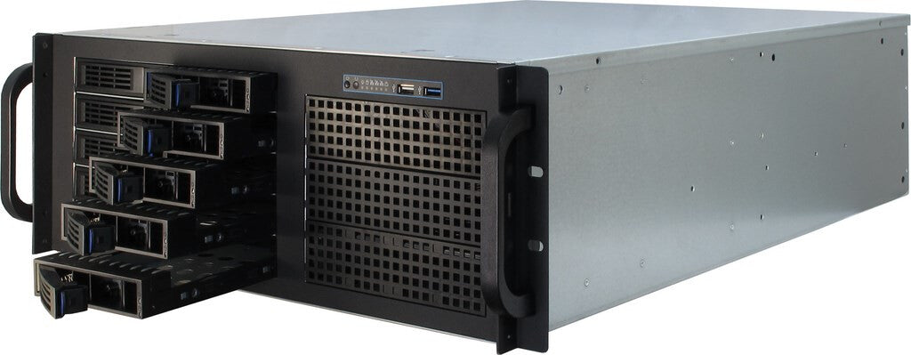 Inter-Tech IPC 4U-4410 Ställning Svart