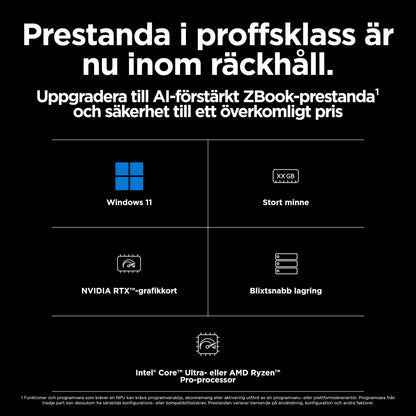 HP ZBook Power G11 Intel Core Ultra 7 155H Mobil arbetsstation 40,6 cm (16") WUXGA 32 GB DDR5-SDRAM 1 TB SSD NVIDIA RTX 2000 Ada Wi-Fi 6E (802.11ax) Windows 11 Pro AI PC, AI Workstation Grå