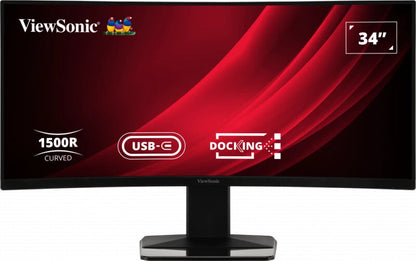 Viewsonic Display VG3419C platta pc-skärmar 86,4 cm (34") 3440 x 1440 pixlar UltraWide Quad HD LED Svart