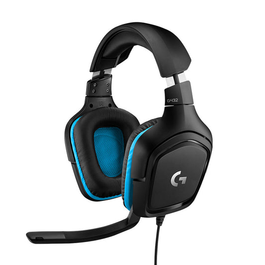 Logitech G 981-000770 hörlur och headset Kabel Huvudband Spela Svart, Blå