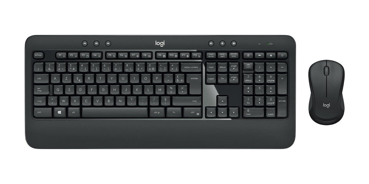 Logitech 920-008676 tangentbord Mus inkluderad Universal RF Trådlös AZERTY Fransk Svart