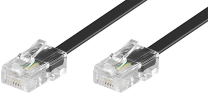 Goobay 50255 telefonkablar 3 m Svart