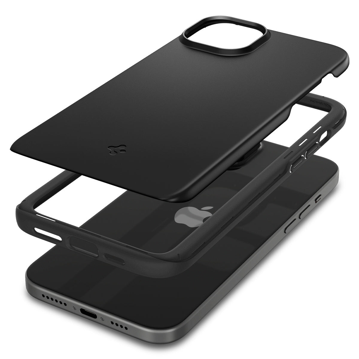 Spigen ACS06776 mobiltelefonfodral 15,5 cm (6.1") Mobilskal Svart