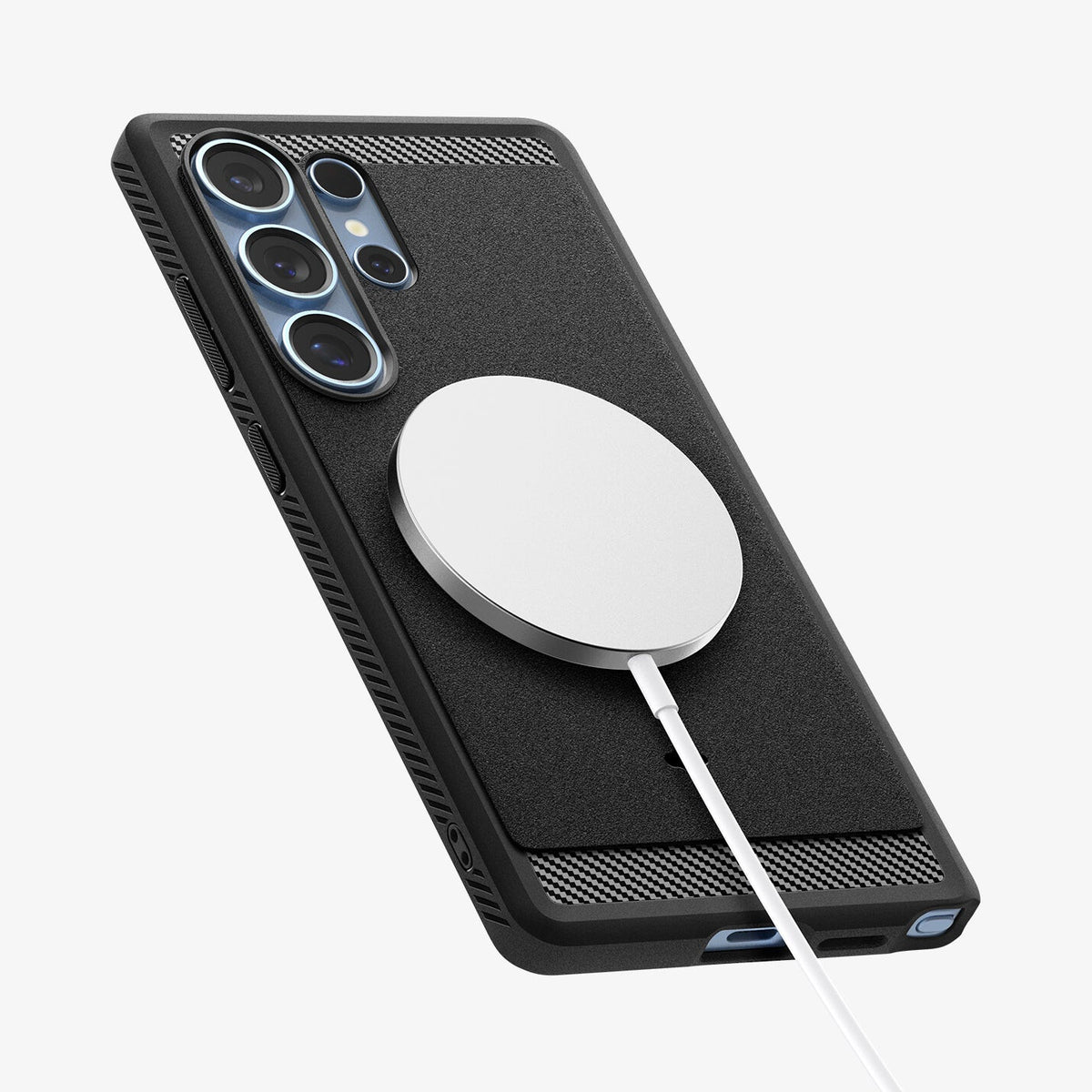 Spigen Rugged Armor mobiltelefonfodral 17,5 cm (6.9") Omslag Svart