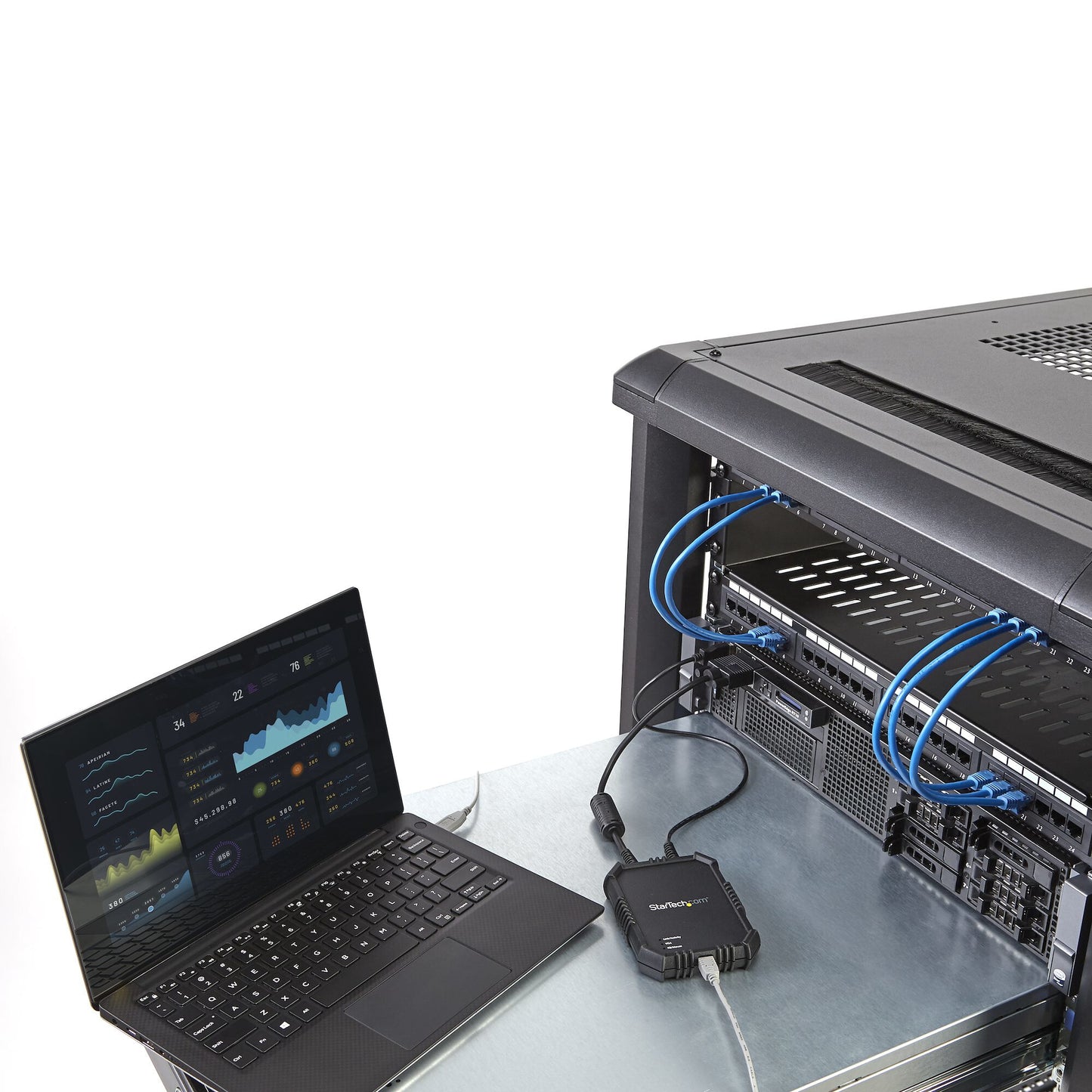 StarTech.com Bärbar dator-till-server-KVM-konsol med tåligt hölje