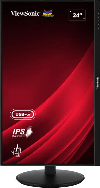 Viewsonic VG Series VG2409-MHDU-2 platta pc-skärmar 60,5 cm (23.8") 1920 x 1080 pixlar Full HD LED Svart