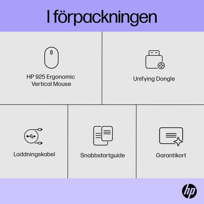 HP 925 ergonomisk vertikal mus