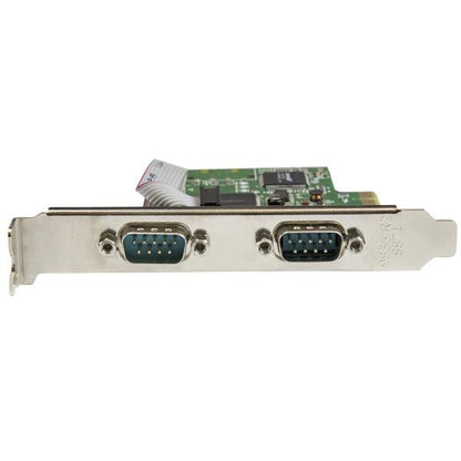 StarTech.com PCI Express seriellt kort med 2 portar och 16C1050 UART - RS232