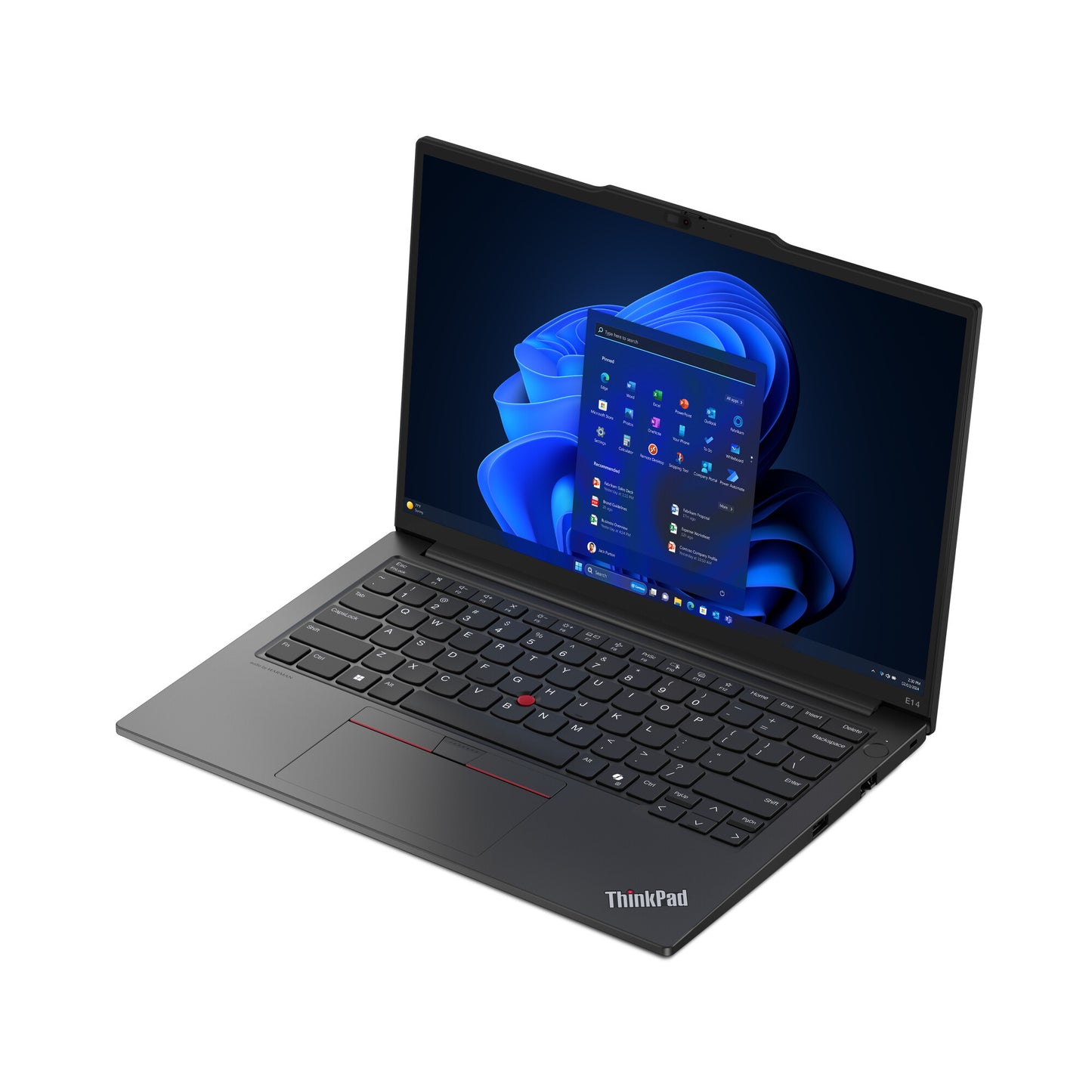 Lenovo ThinkPad E14 Gen 6 (AMD) AMD Ryzen™ 5 7535HS Bärbar dator 35,6 cm (14") WUXGA 16 GB DDR5-SDRAM 512 GB SSD Wi-Fi 6E (802.11ax) Windows 11 Pro Engelsk Svart