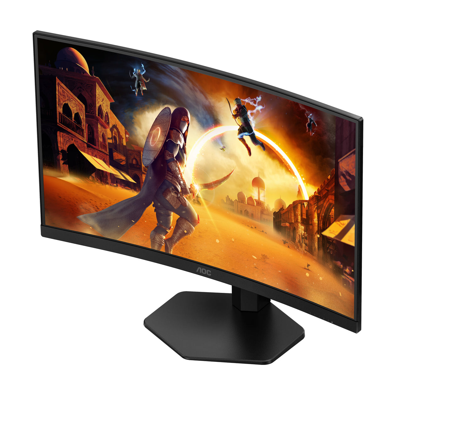 AOC G4 CQ27G4X platta pc-skärmar 68,6 cm (27") 2560 x 1440 pixlar Quad HD LCD Svart