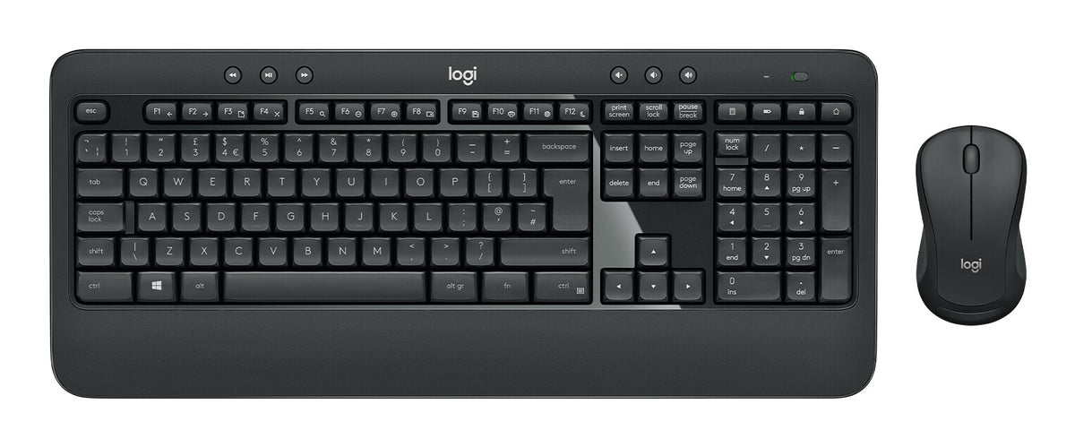 Logitech 920-008678 tangentbord Mus inkluderad Universal RF Trådlös AZERTY Belgiskt Svart