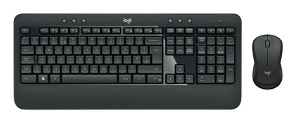 Logitech 920-008690 tangentbord Mus inkluderad Universal RF Trådlös QWERTZ Ungerska Svart