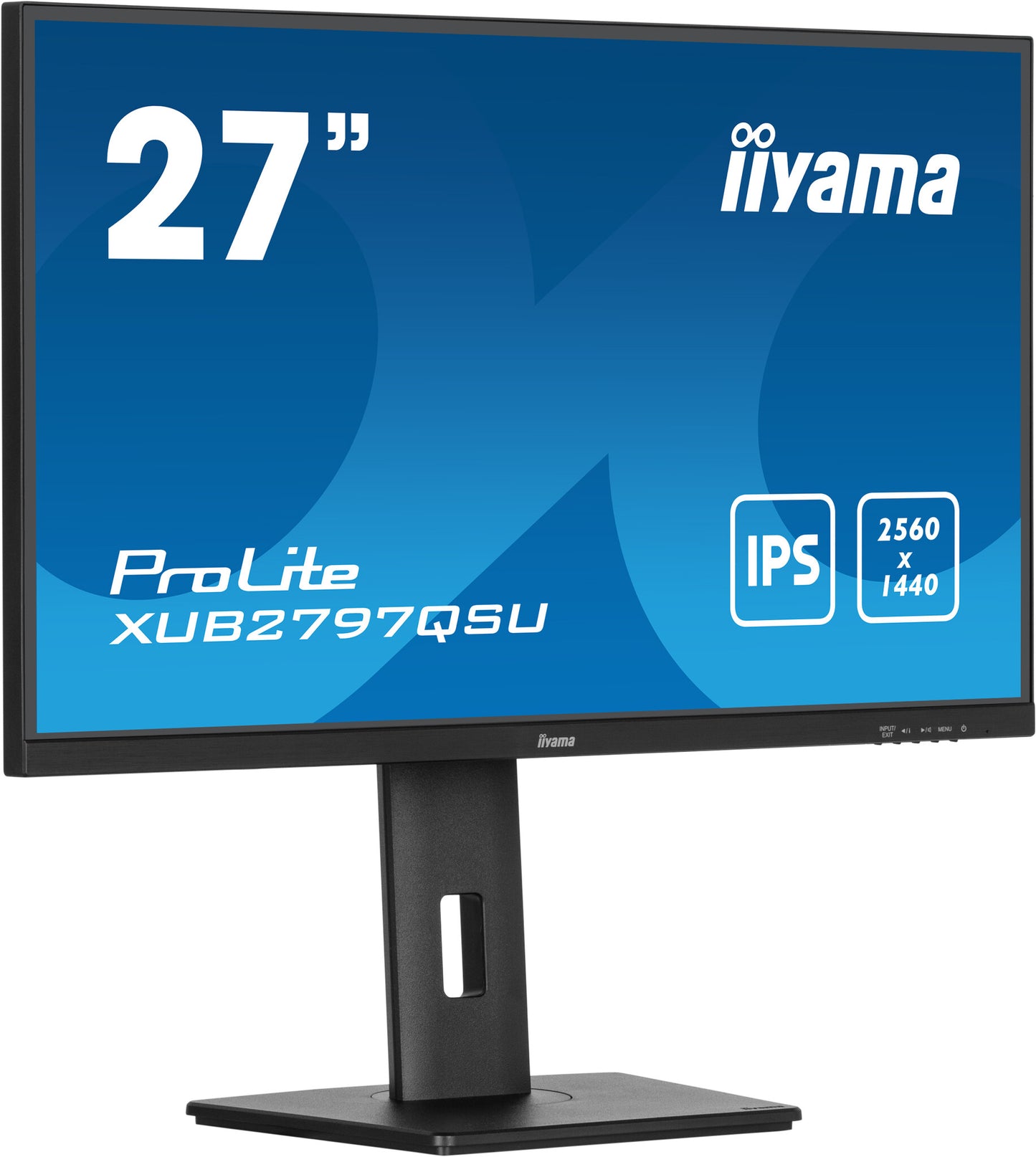 iiyama ProLite XUB2797QSU-B2 platta pc-skärmar 68,6 cm (27") 2560 x 1440 pixlar Quad HD LED Svart
