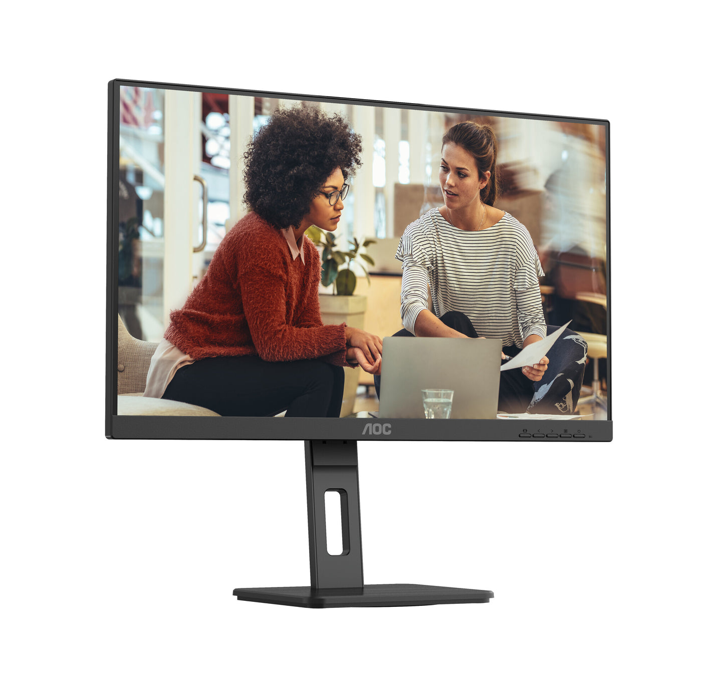AOC E3 U27E3UF platta pc-skärmar 68,6 cm (27") 3840 x 2160 pixlar 4K Ultra HD LED Svart