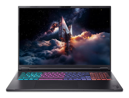 Acer Nitro 18 AI AMD AN18-61-R2CL Copilot+ PC AMD Ryzen AI 7 350 Bärbar dator 45,7 cm (18") WQXGA 16 GB DDR5-SDRAM 1 TB SSD NVIDIA GeForce RTX 5070 Wi-Fi 6E (802.11ax) Windows 11 Home tyska Svart