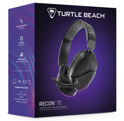 Turtle Beach Recon 70 Headset Kabel Huvudband Spela Svart